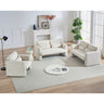 Two 60"Corduroy Fabric Sofa with 33" Single Sofa, Modern Sofa with Support Pillow, for Apartment, Office, Living Room & BedroomMUTUKISPACE