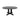 Dining Table for Farmhouse Kitchen 59x43 Inch Expandable Oval Table Top with Removable Leaf Trestle X Shaped Base BlackMUTUKISPACE