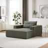 75 - Inch Corduroy foam Sofa Lounge Chair,No Assembly Required,Fluffy Modern Sleeper Chair for Indoor Living Room BedroomMUTUKISPACE