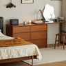 Solid Wood Vanity Dresser with Integrated Storage Corner Makeup Table mu - myszt - dresserMUTUKISPACE