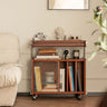 Vintage Solid Wood Side Cabinet Storage Table mu - flbg - chestMUTUKISPACE