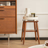 Solid Wood Small Stool mu - xmfd - chairMUTUKISPACE