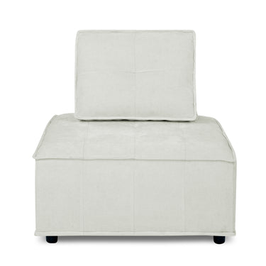 Upholstered Seating Armless Accent Chair, Leisure Sofa Lounge Chair for Living Room Corner Bedroom Office,ChenilleMUTUKISPACE