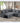 Modular Sofa, Sectional Couch L Shaped Sofa Couch with Pullout Sleeper, 5 Seat Chenille Corner Sofa for Living Room, 3 Pillows Included, Dark GrayMUTUKISPACE