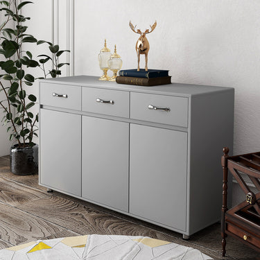 Three Doors Side Table - GreyMUTUKISPACE