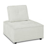 Upholstered Seating Armless Accent Chair, Leisure Sofa Lounge Chair for Living Room Corner Bedroom Office,ChenilleMUTUKISPACE