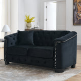 59" · 2-Seater · Black