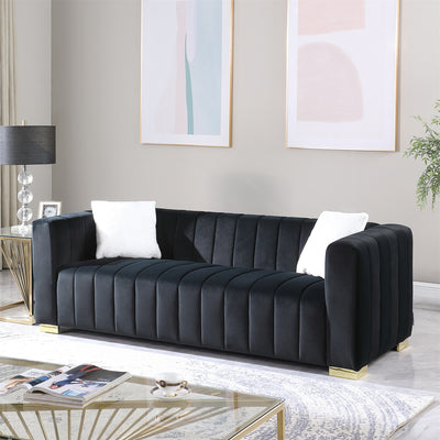 Traditional 3-Seater Chesterfield Sofa