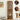 Lighted Glass Corner Curio Cabinet with Tempered Glass Door, Oak Bar Display Cabinet with Adjustable Shelves, Modern Corner Display Cabinet with BulbMUTUKISPACE