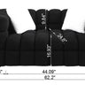 84.3 length ,35.83" deepth , marshmallow sofa,boucle sofa ,3 seaterMUTUKISPACE