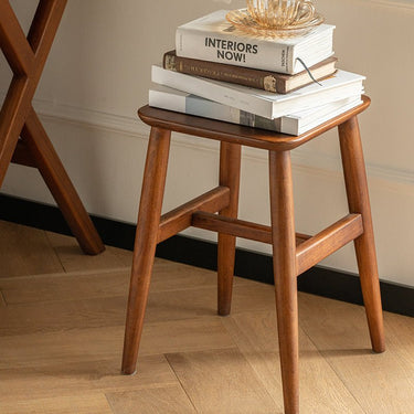 Solid Wood Small Stool mu - xmfd - chairMUTUKISPACE