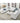 U shape Modular Sectional Sofa,DIY Combination,includes Seven Single Chair, Four Corner and One Ottoman,IvoryMUTUKISPACE