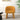 Modern style simple and elegant chair, orange leisure chair, suitable for dining/bedroom/living room/reception desk (assembly required) - Orange美国库存MUTUKISPACE