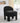 Hoop gauze lounge chair with soft cushion and backrest, need to be assembled, suitable for living room/bedroom/dining room - BLACK(24.5"*28.75"*28.75")MUTUKISPACE