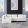 modular sofa BEIGE chenille fabric, simple and grand, the seat and back is very soft. this is also a KNOCK DOWN sofaMUTUKISPACE