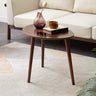 (SINGLE) Center Table Low Table Solid Oak Wood Top Plate Desk Pebble Shaped Natural Wooden Coffee Table Easy to AssembleMUTUKISPACE