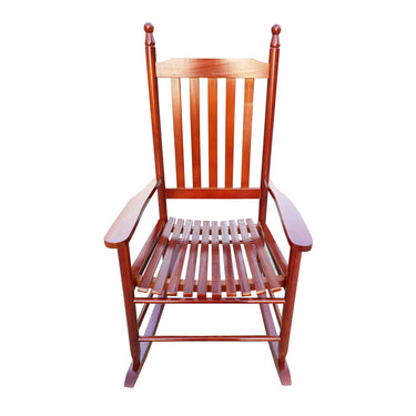 wooden porch rocker chair BrownMUTUKISPACE