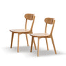 Dining chair wooden FAS grade oak natural wood chair solid chair table chair wooden living room chairMUTUKISPACE