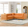 81.5 - Inch Oversized Corner Sofa, L - Shaped Sectional Couch, 5 - Seater Corner Sofas with 3 Cushions for Living Room, Bedroom, Apartment, OfficeMUTUKISPACE