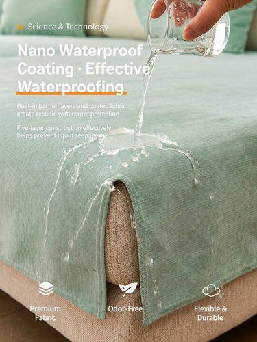 All-Season Waterproof Sofa Cover for Pets Non-Slip, Hair-Resistant Couch Protector