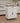 Kitchen island rolling trolley cart with Adjustable Shelves & towel rack & seasoning rack rubber wood table top - WhiteMUTUKISPACE