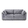 Modular Sectional sofa chenille fabric 2 - 3 seater chaise loungeMUTUKISPACE