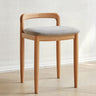 Natural Beech Wood Make - up Stool Bed Bench for Dining Room, BedroomMUTUKISPACE
