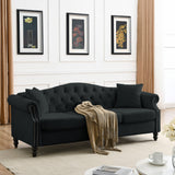 79" · 3-Seater · Black