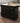 Kitchen Island with Spice Rack, Towel Rack and Extensible Solid Wood Table Top-Black