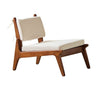 Corduroy Solid Wood Lounge Chair Natural Wood mu - yrxxy - chairMUTUKISPACE