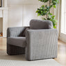 33"Corduroy Fabric Single Sofa, Modern Lounge Chairs Single Sofa with Support Pillow , for Apartment, Office, Living Room & BedroomMUTUKISPACE