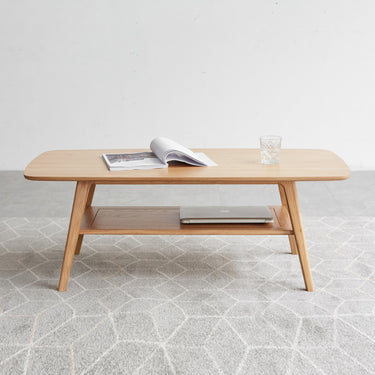 Center table Low Table solid wood Top plate Desk Coffee table Easy to assemble Natural woodMUTUKISPACE