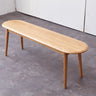 Natural Oak Wood for Dining Bench Table Bench for Living RoomMUTUKISPACE