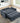 Loveseats Sofa Bed with Pull - out Bed,Adjsutable Back,Blue+ GreyMUTUKISPACE