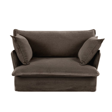 Modern Loveseat, Comfy Cloud Couch Sofa, Modern Luxury Two - Seater with Pillows for Living Room, Bedroom, ApartmentMUTUKISPACE