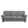 Versatile Chenille Three - Seater Sofa in Grey, Dark Grey, and WhiteMUTUKISPACE