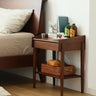 Solid Wood Nightstand Bedroom Storage Cabinet Bedside Table mu - xdctg - nightstandMUTUKISPACE