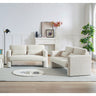 60"Corduroy Fabric Loveseat Sofa with 60"Loveseat Sofa, Modern Sofa with Support Pillow, for Apartment, Office, Living Room & BedroomMUTUKISPACE