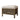 Cane Base Ottoman - Dark Walnut/Cream (21.5"*16"*17")MUTUKISPACE