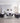 3 Piece Living Room Sofa Set, including 3 - Seater Sofa, Loveseat and Sofa Chair, with Button and Copper Nail on Arms and Back, Five White Villose Pillow, Grey.MUTUKISPACE