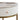 19.68 Inch Modern Nightstand with Drawer, Marble Round End Table with storage, Side Table for Living Room&BedroomMUTUKISPACE