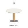 Minimalist Round Table Japanese Style Small Home Modern Simple Dining Table inner - klsyz - DtableMUTUKISPACE