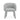 Modern style simple and elegant chair, grey leisure chair, suitable for dining/bedroom/living room/reception desk (assembly required) - GreyMUTUKISPACE