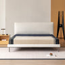 Nordic Japanese Minimalist Fabric Bed Cream Style Modern Simple Double Bed Upholstered Bed inner - berbc - bedMUTUKISPACE