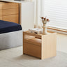 Modern Minimalist Bedside Table Italian Style Luxury Solid Wood Bedroom Side Cabinet inner - cectg - nightstandMUTUKISPACE