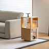 Modern Minimalist Sofa Side Table Movable Small Coffee Table Nordic Creative Bedside Table Corner Table Swivel Side Table inner - aexzbj - StableMUTUKISPACE