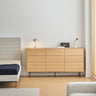 Japanese Style Solid White Oak 9 - Drawer Cabinet Modern Minimalist Nordic Storage Unit inner - kljdg - chestMUTUKISPACE
