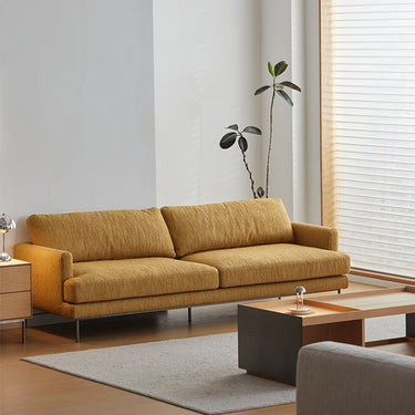 Wool Blend Fabric Sofa Nordic Wabi - Sabi Style Italian Minimalist Sofa for Living Room inner - bulisf - sofaMUTUKISPACE