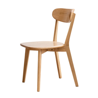 Dining chair wooden FAS grade oak natural wood chair solid chair table chair wooden living room chair simple and naturalMUTUKISPACE