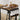 Wood Top Metal Base side table Industrial Bar Table with two chair - Adjustable table base Bistro Whiskey Pub Table,47.44"W x 15.75"D x 35.43"HMUTUKISPACE